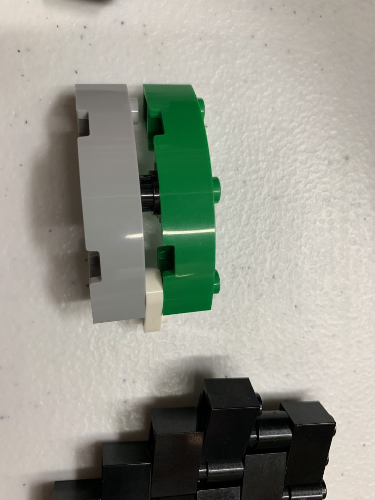 Photo of brick design 2, curvy, but lots of spacing between bricks