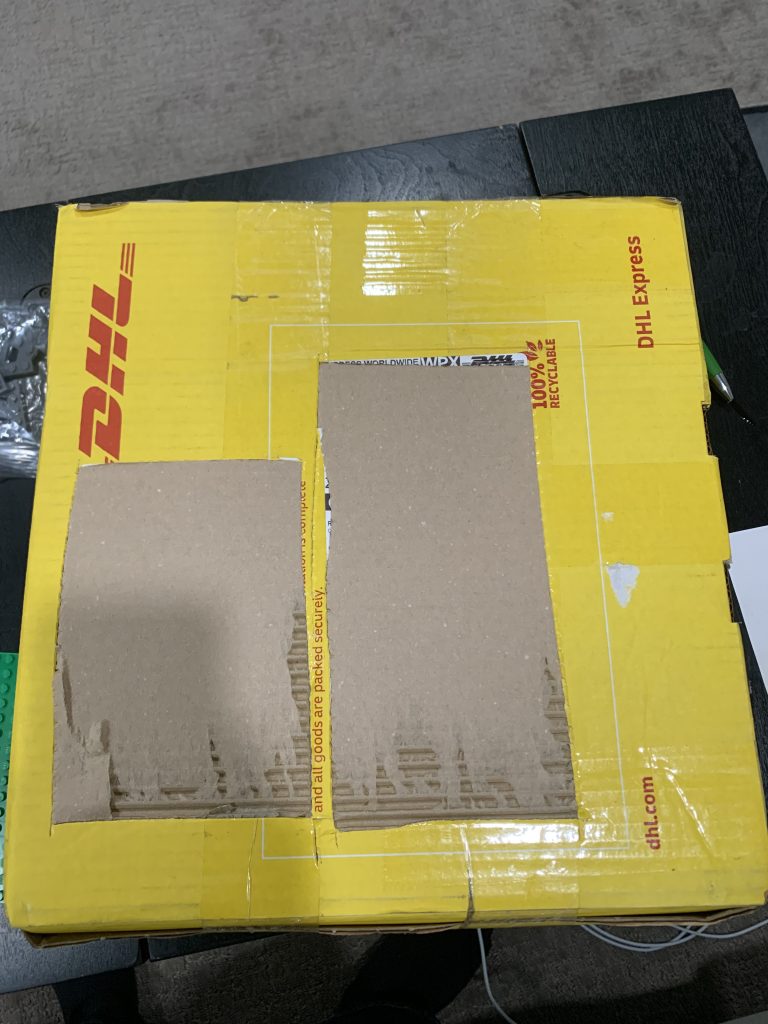 Photo of DHL box