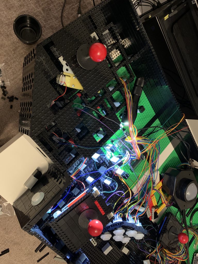 Photo of internal wiring now adding player 3 to the mix