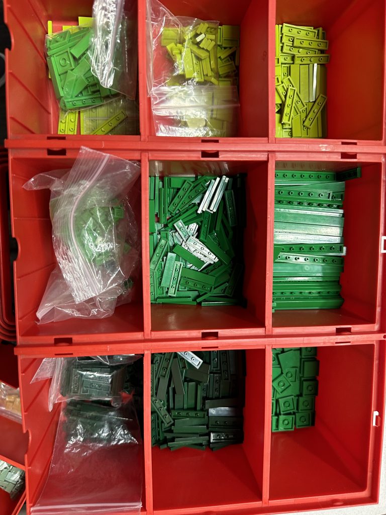 Photo of colored tiles.