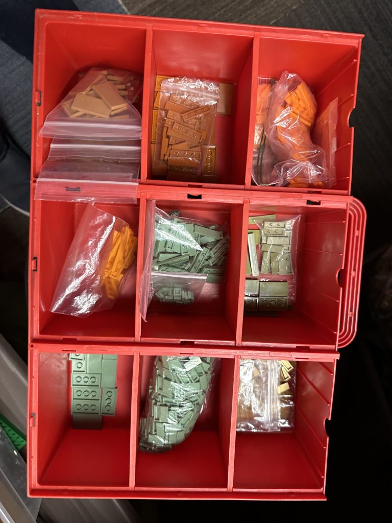 Photo of colored tiles.