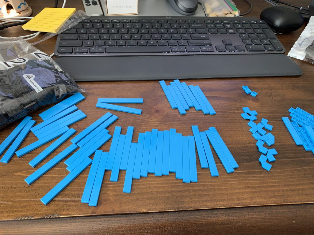 Photo of new tiles ordered to complete the top of the control panel and add some of that wicked 80's flare