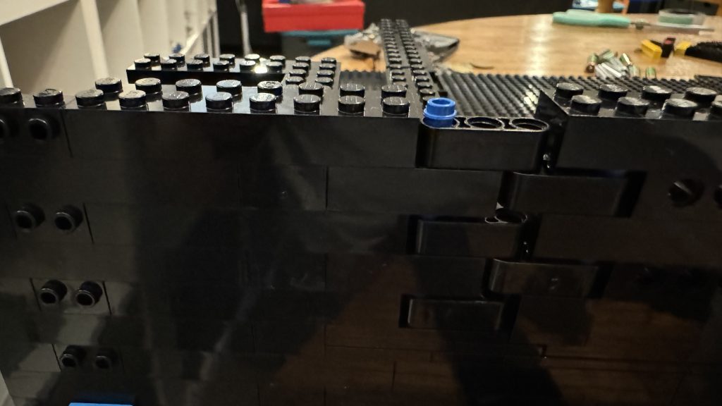 Demonstration photo showing the door closed