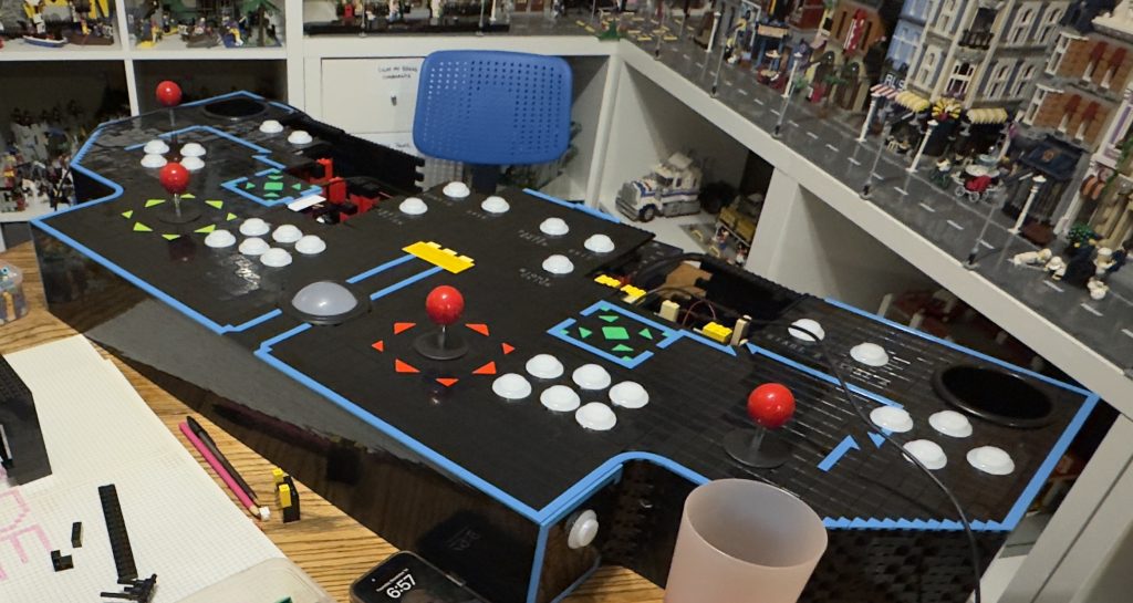 Image of control panel with the back dismantled